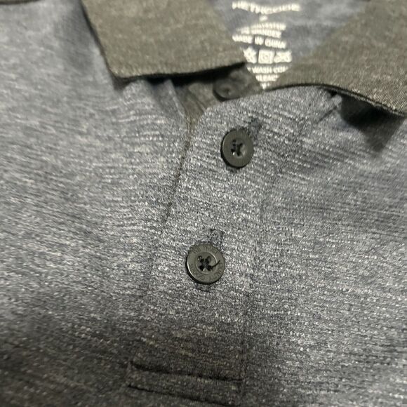 HETHCODE Men’s Quick Dry Short Sleeve Breathable Active Sports Golf T Shirt Gray - Picture 7 of 9